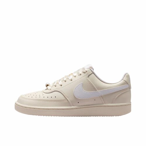 Nike Court Vision 透气支撑 低帮 板鞋 女款 米白色IB6652-100