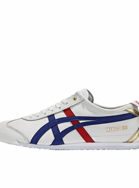 Onitsuka Tiger鬼塚虎舒适百搭 低帮 板鞋 男女白蓝色D507L-0152