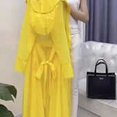 防紫外线防晒服 透气休闲开衫 长款 防晒风衣女连帽2025夏高能感薄款