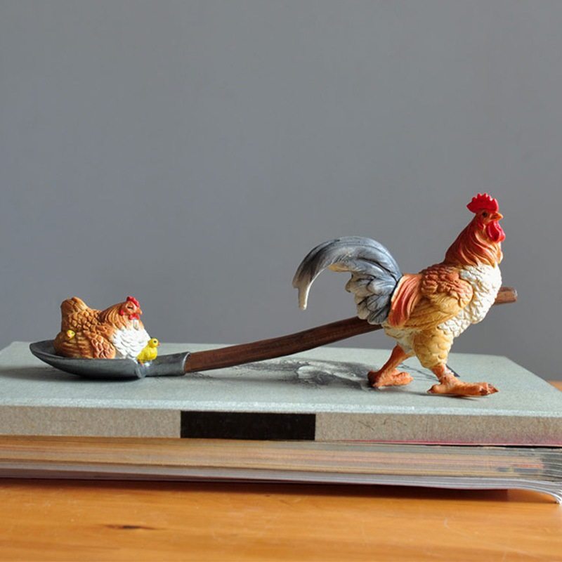 真自在创意鸡兔摆件家用工艺品可爱家居装饰品情侣桌面办公室送,特色手工艺,其他特色工艺品,淘宝优惠券,粉丝福利购,淘宝优惠卷