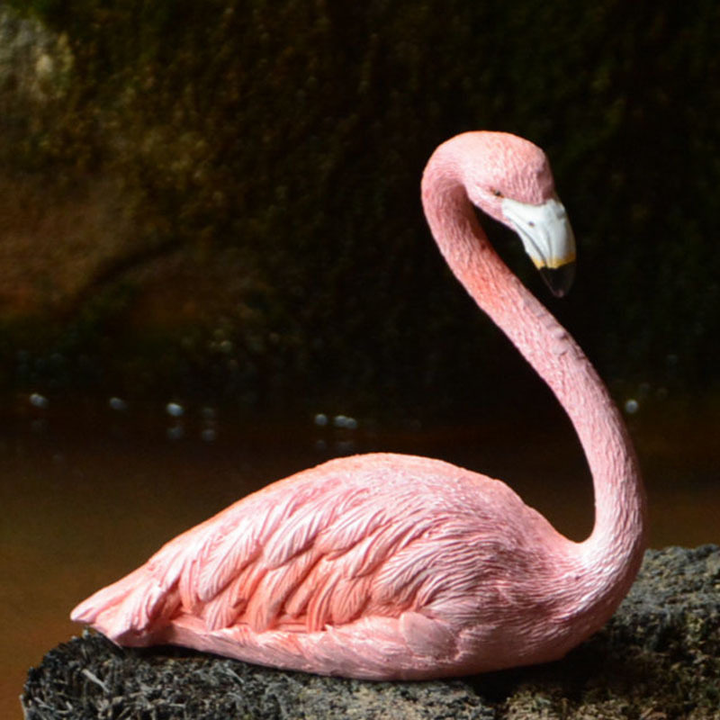 火烈鸟摆件家居装饰树脂结创意ins婚闺蜜庭院布置送男女朋友礼物