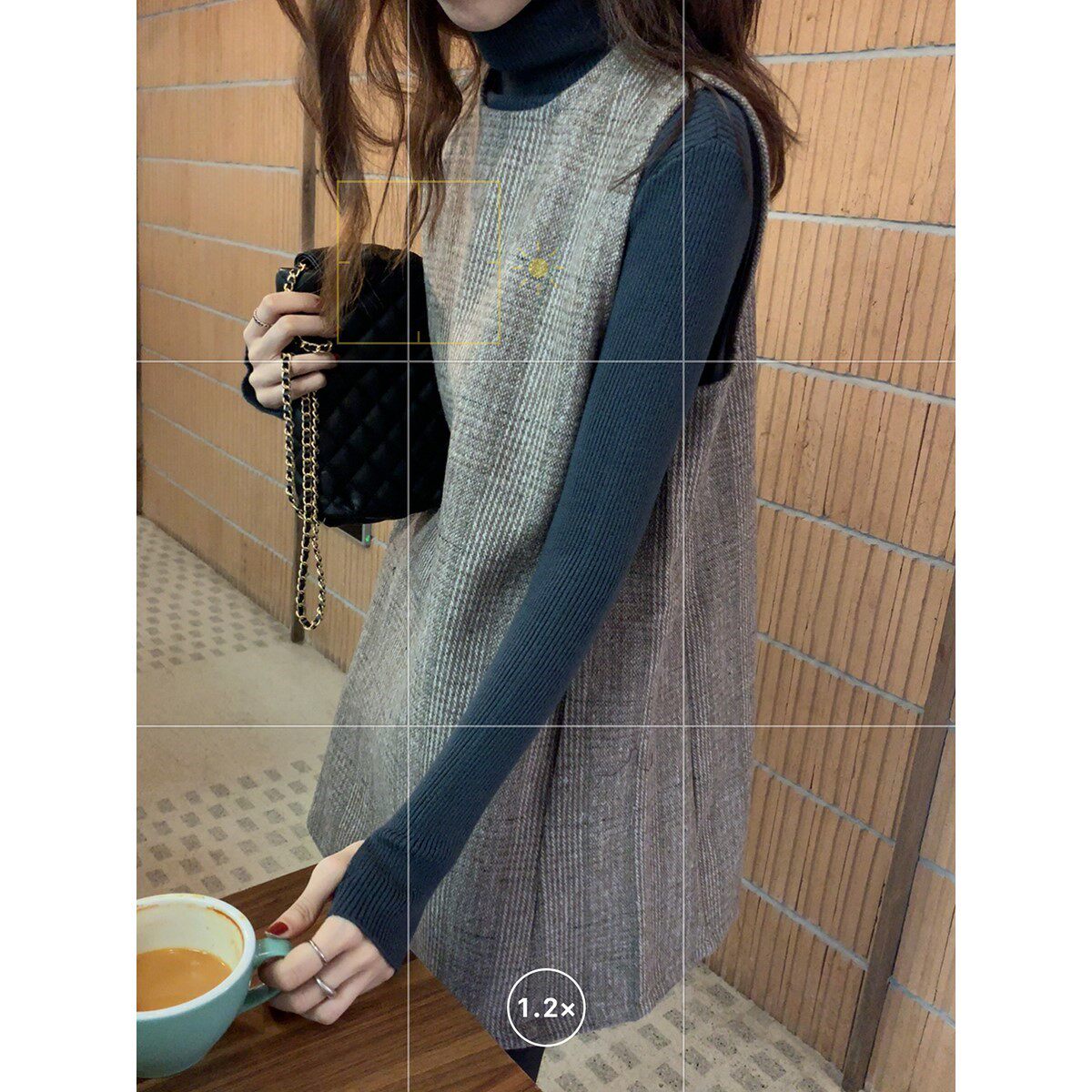 毛呢背心裙秋冬小个子日系小香风毛衣毛呢裙中长款女羊毛马甲裙