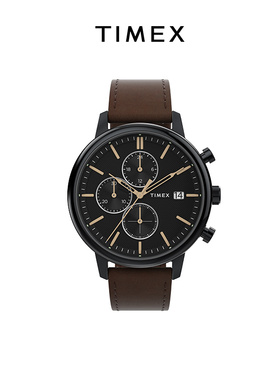 TIMEX天美时Chicago系列潮流男生手表时尚复古皮革表带TW2W13200