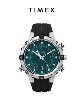 TIMEX天美时远征航海家系列户外夜光潮汐防水石英手表男TW2W24200