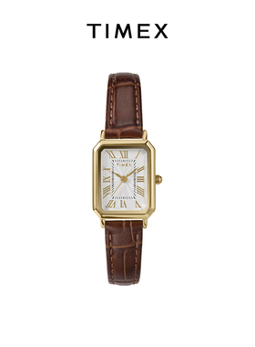 TIMEX天美时女士小方表2025年新款轻奢复古高颜值时尚石英手表女