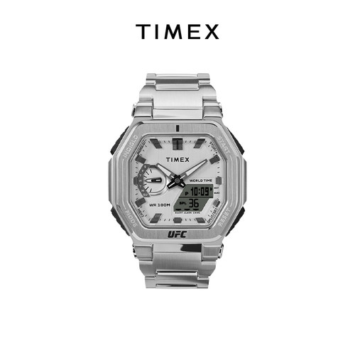 999会员内购  TIMEX天美时品牌回馈  石英模拟数字夜光时尚手表男