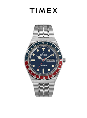 TIMEX天美时Q系列手表可乐圈夜光星期日历小众轻商务石英腕表男款