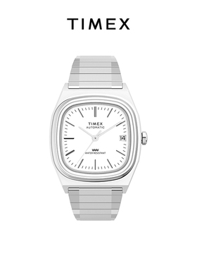 TIMEX天美时E-LINE复古方圆形膨胀表带自动机械手表男款TW2W70800