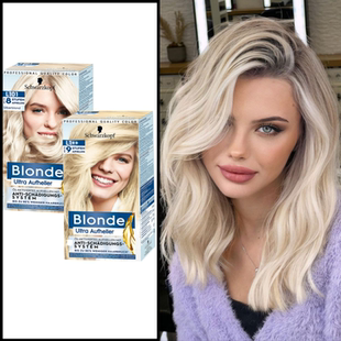 染发膏德国施华蔻Schwarzkopf漂发剂褪色剂L101褪色膏女结构还原