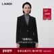All Black美学 LANDI黑色通勤磨毛西装 外套女套装 2025秋冬新品