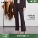 女长裤 裤 LANDI灰紫色高腰显瘦垂感微喇西装 2026春新品 高智通勤