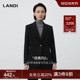 2025秋冬新品 LANDI黑色通勤磨毛西装 All 外套女套装 Black美学