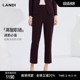 长裤 高智职场LANDI深咖色通勤直筒西装 女2026春新品 商场同款