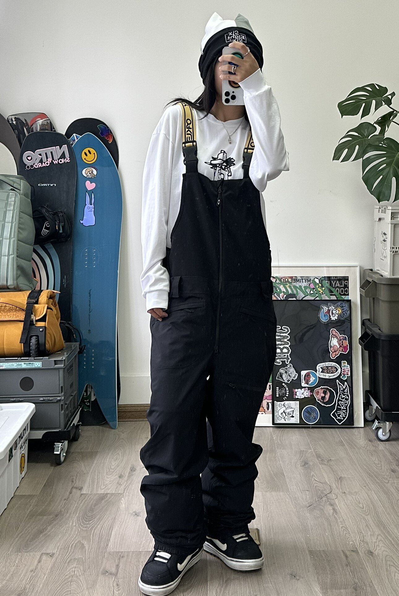 特价w22款oakley龙王同款背带裤