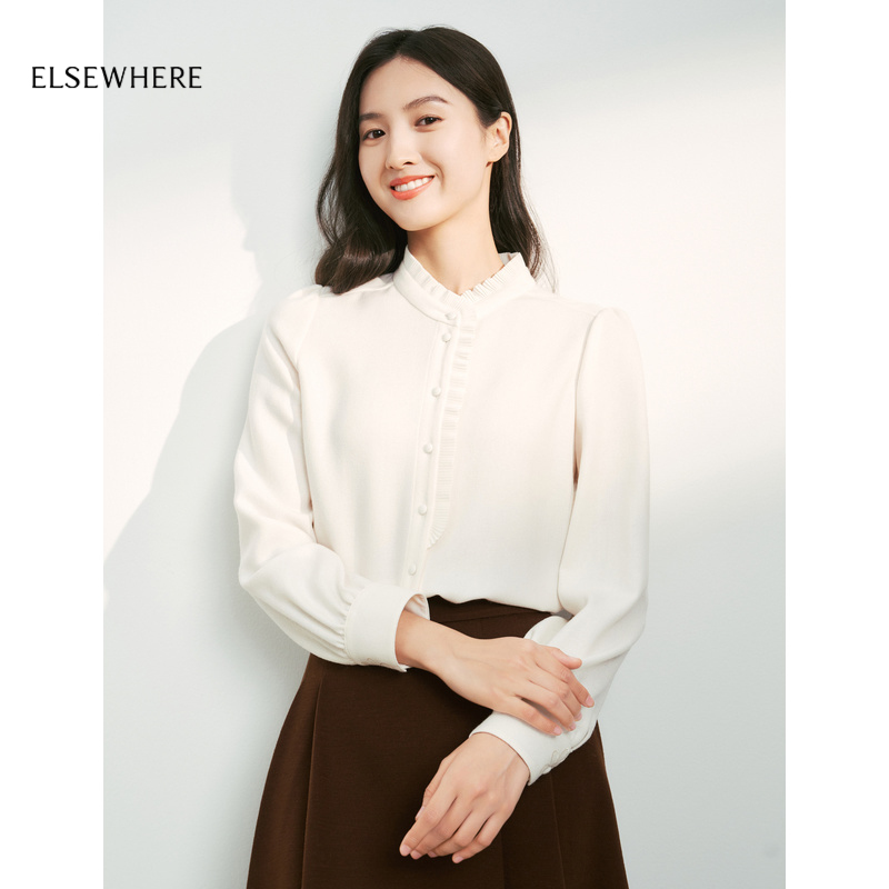 白衬衫女上衣ELSEWHERE珂思
