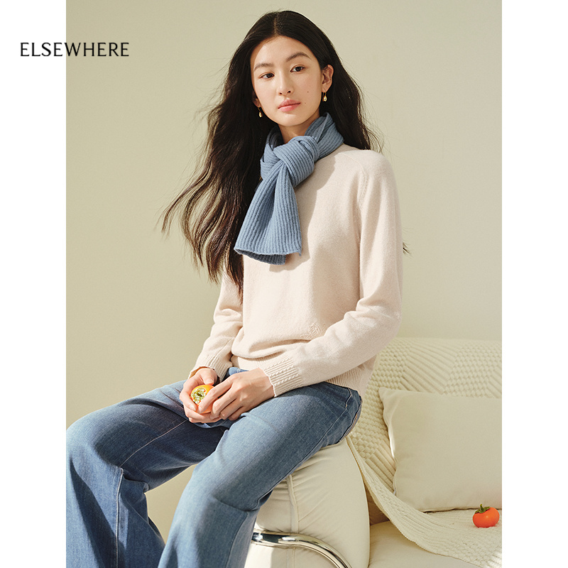 ELSEWHERE珂思羊毛羊绒针织衫