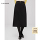 百搭直筒半身裙2025冬新款 ELSEWHERE珂思商场同款 美丽诺羊毛
