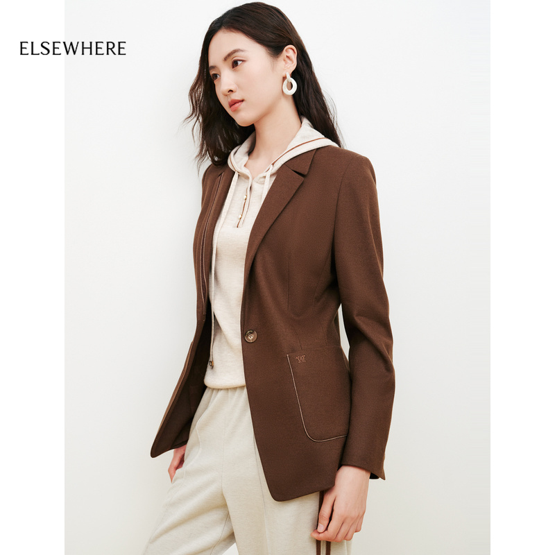西装毛呢外套ELSEWHERE珂思