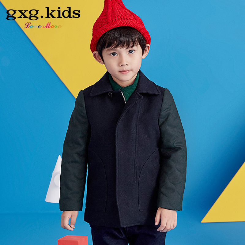 Manteau pour garcon GXG KIDS en laine - Ref 2161235 Image 2