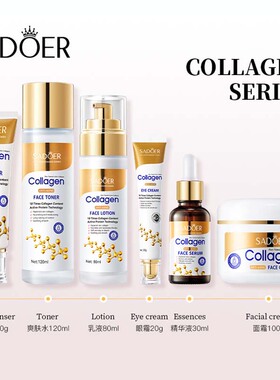 Collagen Skin Hair Care, Shower Gel Toner Hair Conditioner