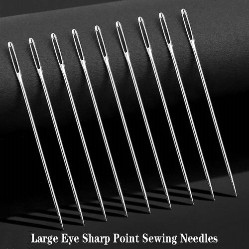 Large Eye Sharp Point Hand Sewing Needles for Fabrics 绣花针