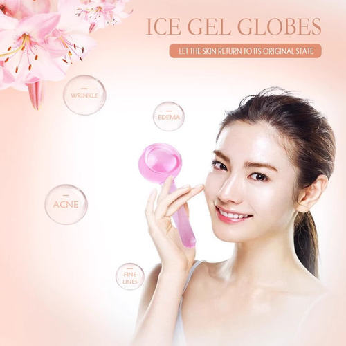 Crystal Ice Roller Facial Massage Balls Eye Lifting Massager