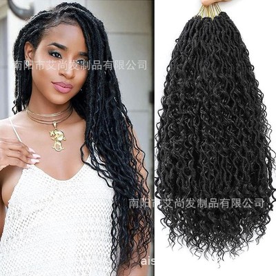 Afro Twist Crochet Hair water ripple wig dirty braid wig ﻿