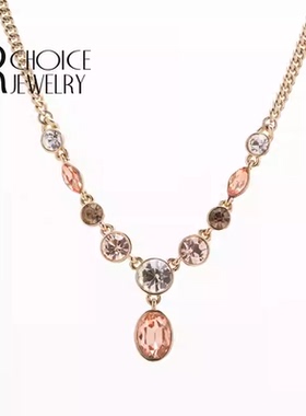 URCHOICE欧美正品水晶Y项链