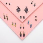 美国CAL宫廷古着吊饰女耳环耳夹耳钉 GENUINE CHOICE