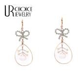 欧美BetJ宫廷复古蝴蝶结耳环耳饰 GENUINE CHOICE