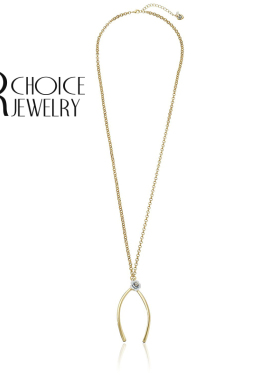 【UR CHOICE】GENUINE●欧美BetJ简约设计植物枝杈吊饰长项链