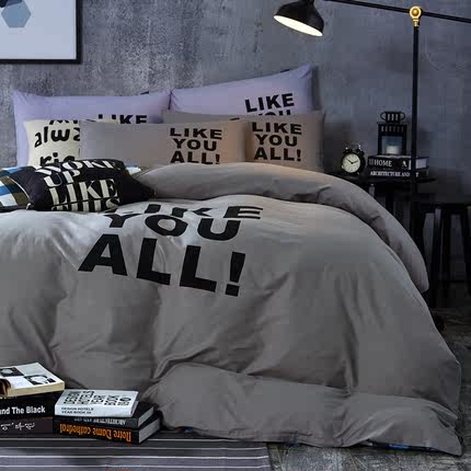 纯棉四件套全棉床品1.8m床上用品夏季被套床单1.2m三件套1.5米