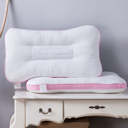 一对装】七好啄木鸟全棉针织决明子枕头枕芯学生单双成人护颈椎枕