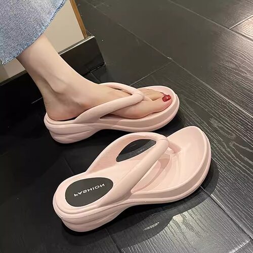 日本GP增高人字拖女夏外穿中跟
