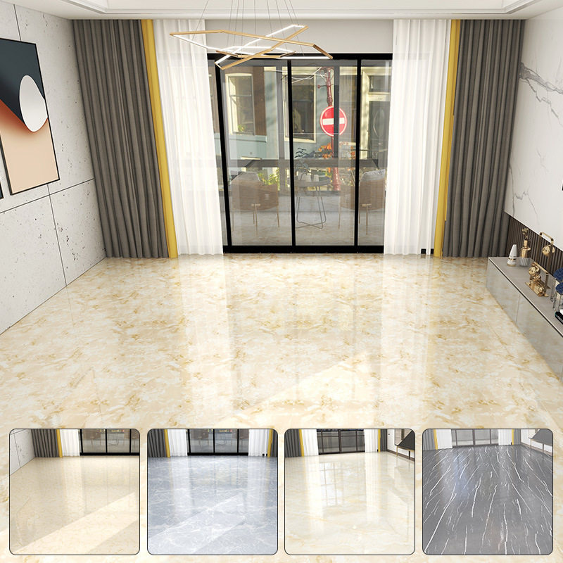 爱都防水防潮木纹客厅卧室PVC地板贴自粘卫浴墙纸大理石壁纸室内