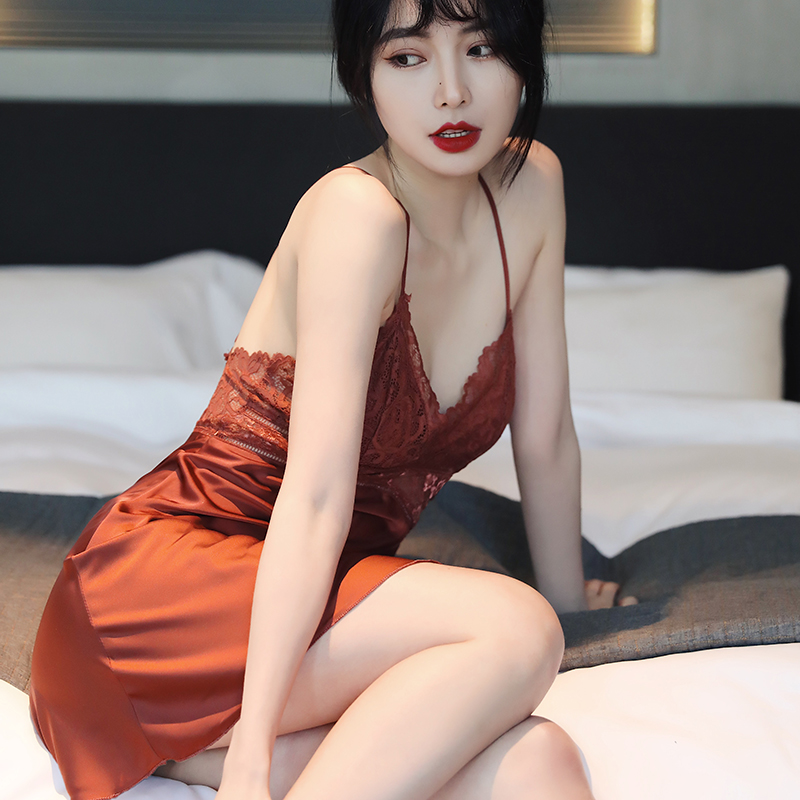 睡衣女性感吊带睡裙夏季