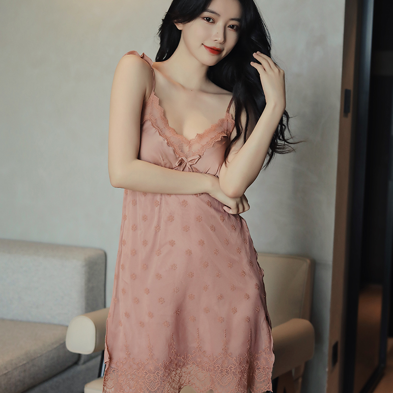 睡衣女性感吊带睡裙夏季