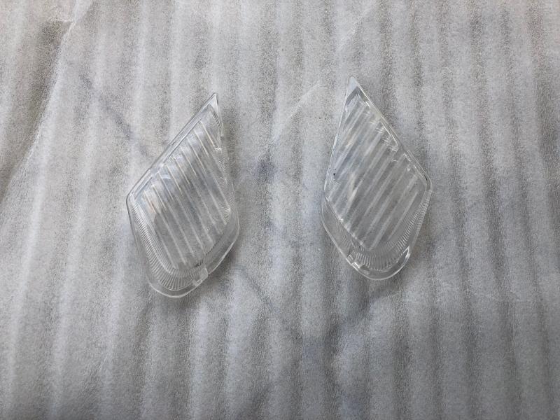 250摩托车前转弯灯外壳大绵羊水晶白色转向灯壳大船灯罩原厂件