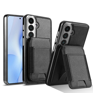 适用新款三星S26Ultra手机壳插卡皮套s26+磁吸卡包s26plus保护全包防摔零钱包magsafe无线充case卡槽支架分体