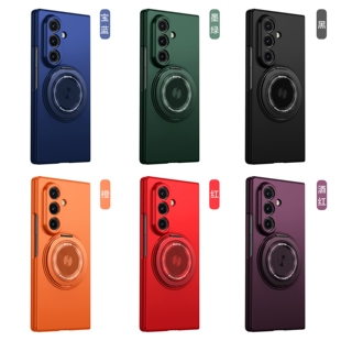 新款magsafe磁吸旋转支架无线充适用三星zfold6/7手机壳全包防摔fold4/3超薄fold5折叠屏保护套W24W23外壳W26