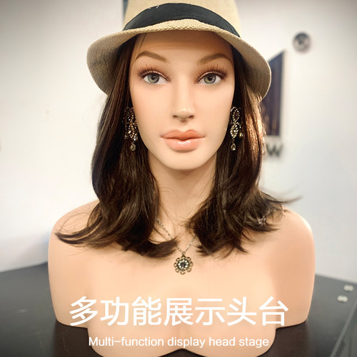假发展示头模围巾饰品拍照道具头