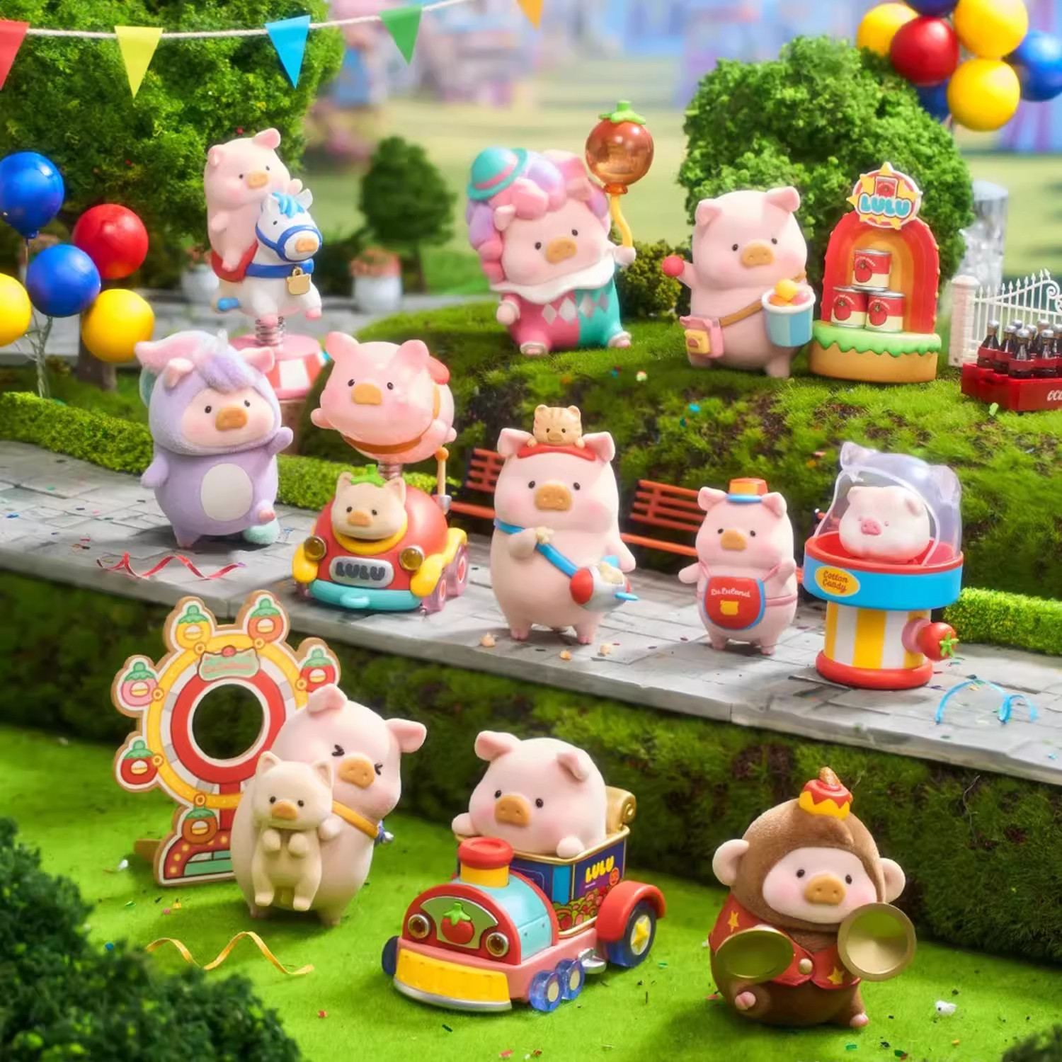 零加TOYZERO罐头猪LuLu猪缤纷乐园盲盒系列潮玩摆件手办玩具公仔