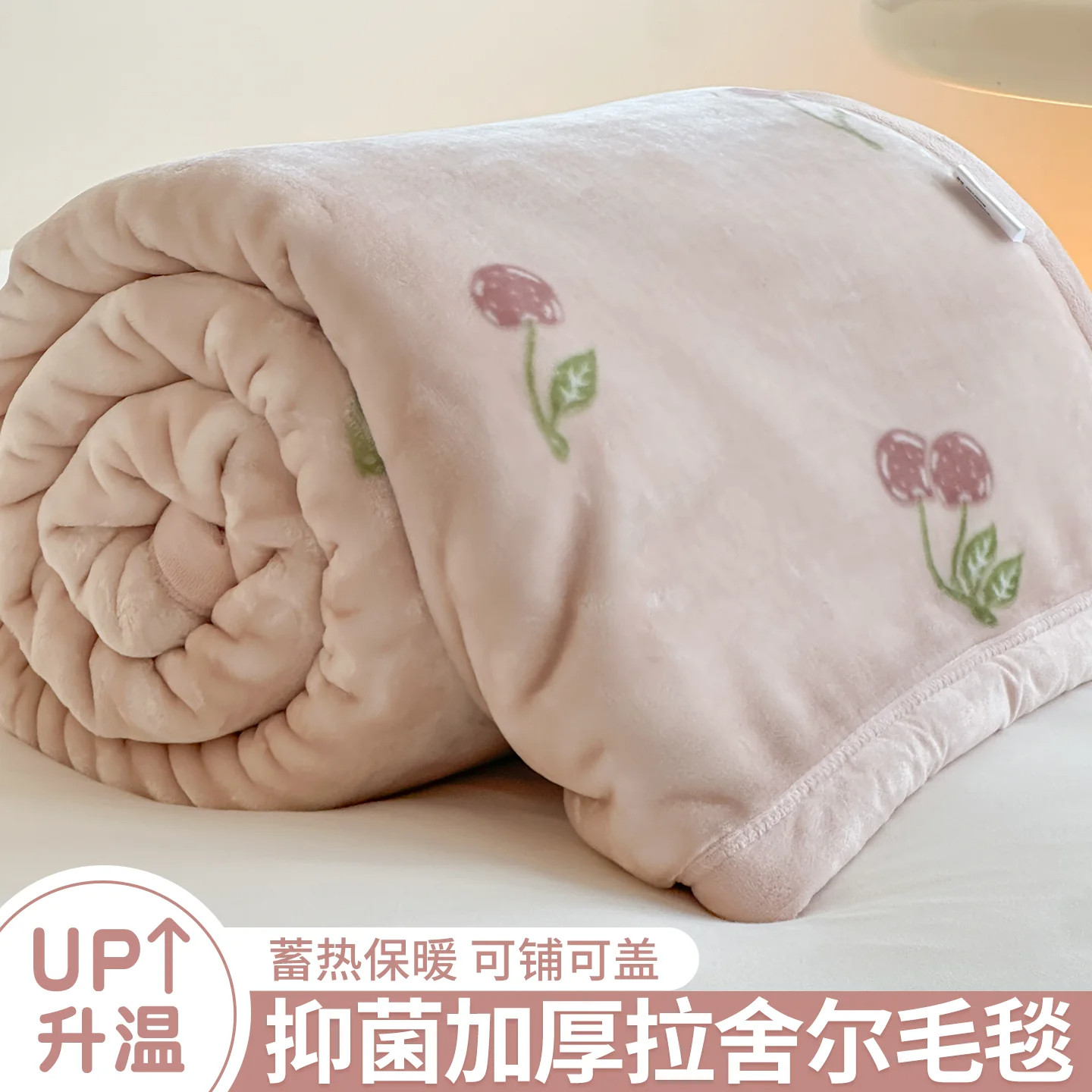 冬季拉舍尔毛毯加厚保暖牛奶绒珊瑚绒宿舍盖毯小毯子沙发毯毛被子