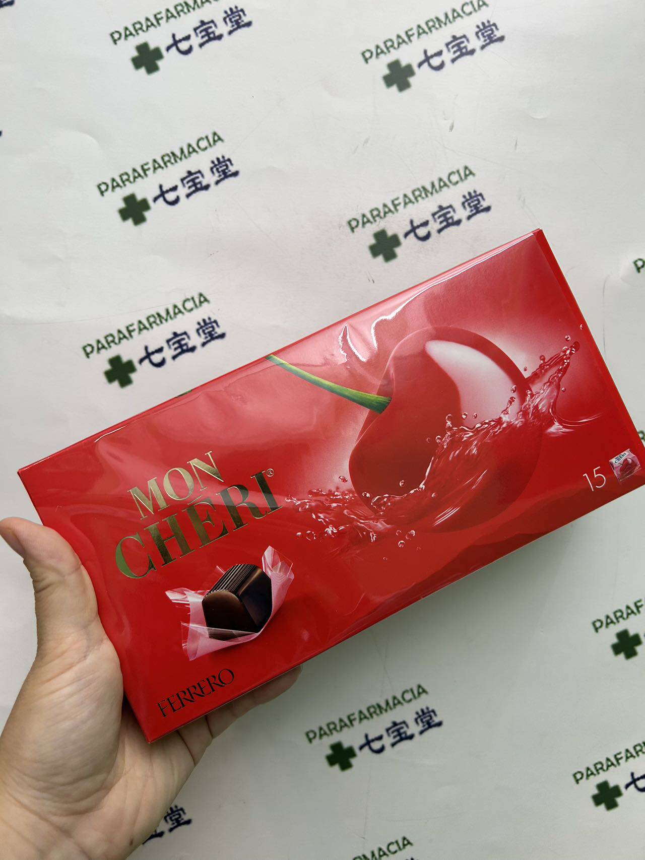 西班牙直邮费列罗蒙雪利MON CHERI樱桃酒心巧克力15粒《暂时缺货
