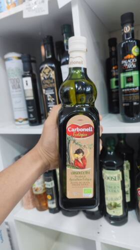 包邮西特级初榨有机橄榄油Carbonell750 ml玻璃瓶