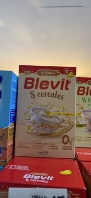 直邮blevit布莱米尔婴儿米粉纤维8种谷物blemil5个月以上无糖