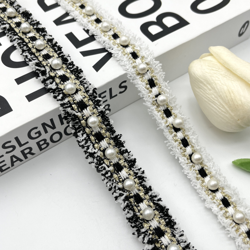 韩版小香风花边手工制作DIY宽约2cm防珠系列衣领袖口装饰条