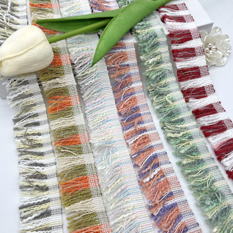 彩色流苏小香风花边手工DIY服装窗帘箱包抱枕家居用品装饰辅料