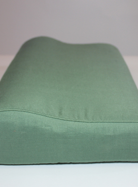 正品军绿色制式枕头 单人04硬枕头支撑颈椎枕学生军训宿舍内务枕