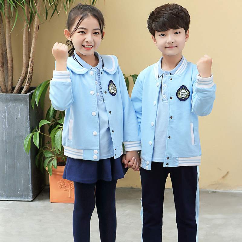 新款幼儿园园服春秋装套装英伦风高中小学生校服儿童班服运动服季